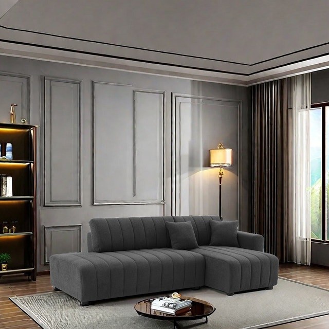 Limited Sale Spacious Sectional Sofa Features Soft cushions - photo 4