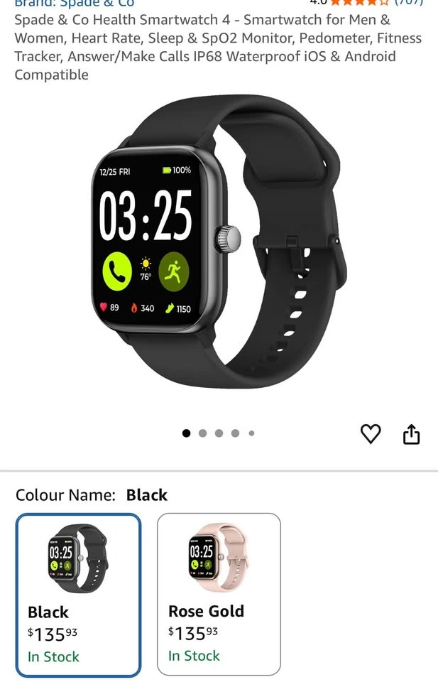 Spade & Co Health Smartwatch 4 - photo 3