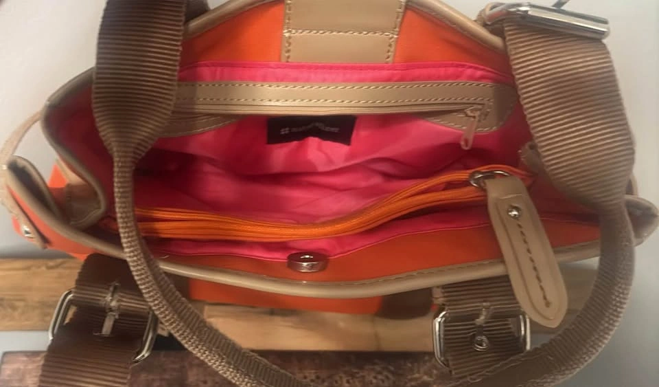Naturalizer Orange Nylon Tote Bag - photo 3