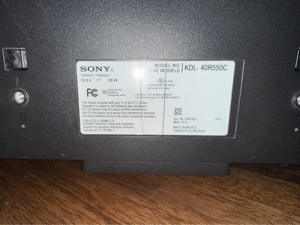 Sony 40” TV - photo 3