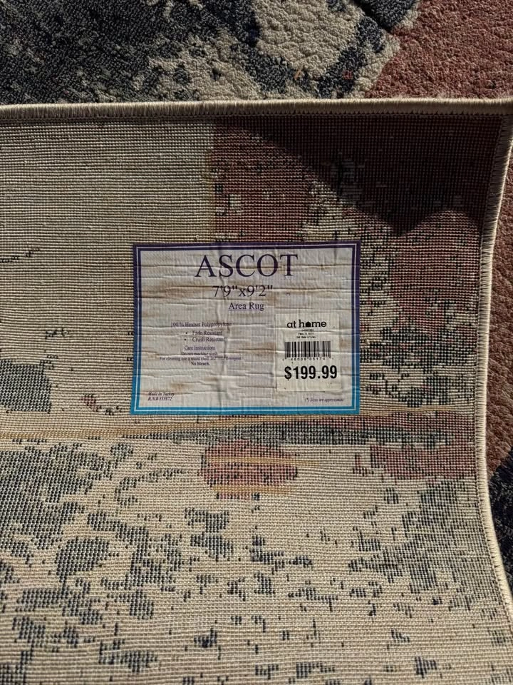 Large Area Rug 8x10 ($50), Runner 26”x88” ($20) - photo 5