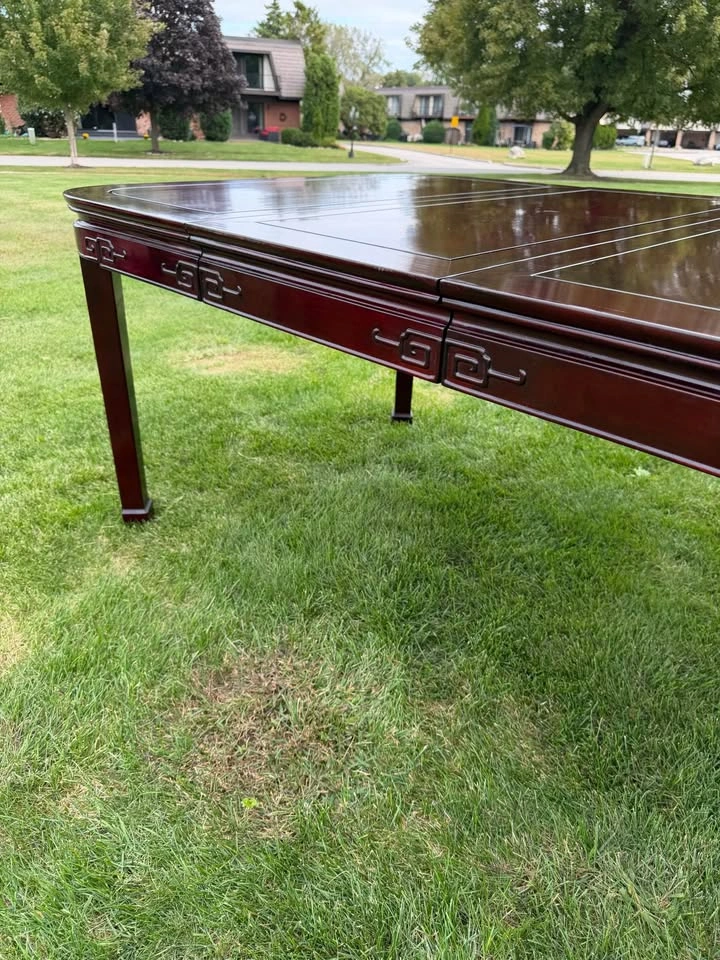 Chinese Huali Rosewood Dining Table with 6 Chairs - photo 5