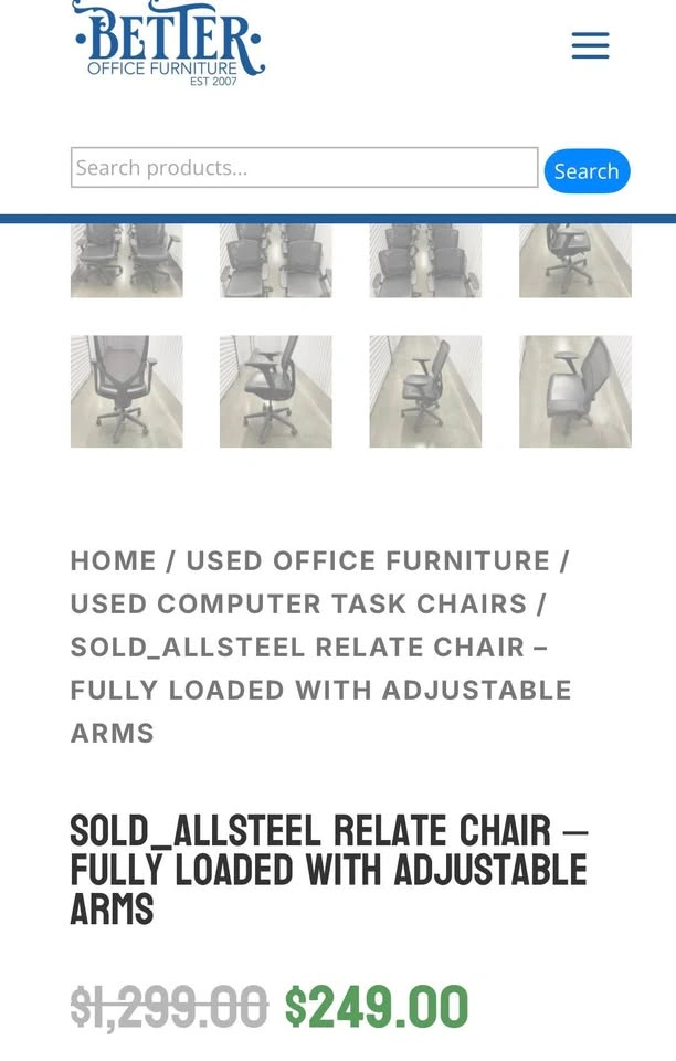 Allsteel Relate Task Computer Desk Retails $1200 - photo 4