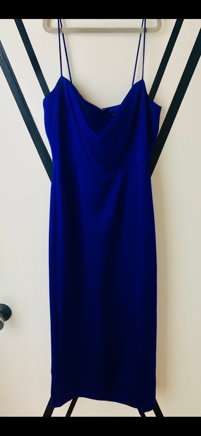 Reformation Royal Blue Midi Dress size 2