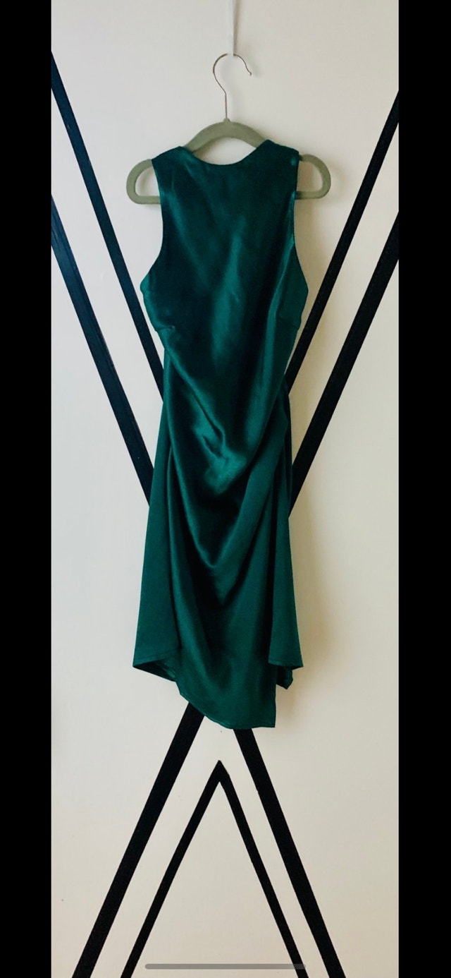 Satin Midi Dress size 2