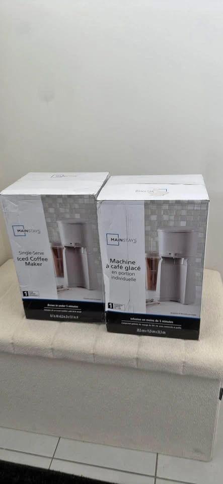 Mainstays Single-Serve Iced Coffee Maker