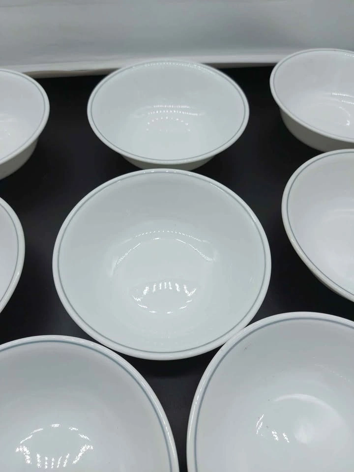 Corelle Bowl Set Of 11 White With Gray Band - photo 3
