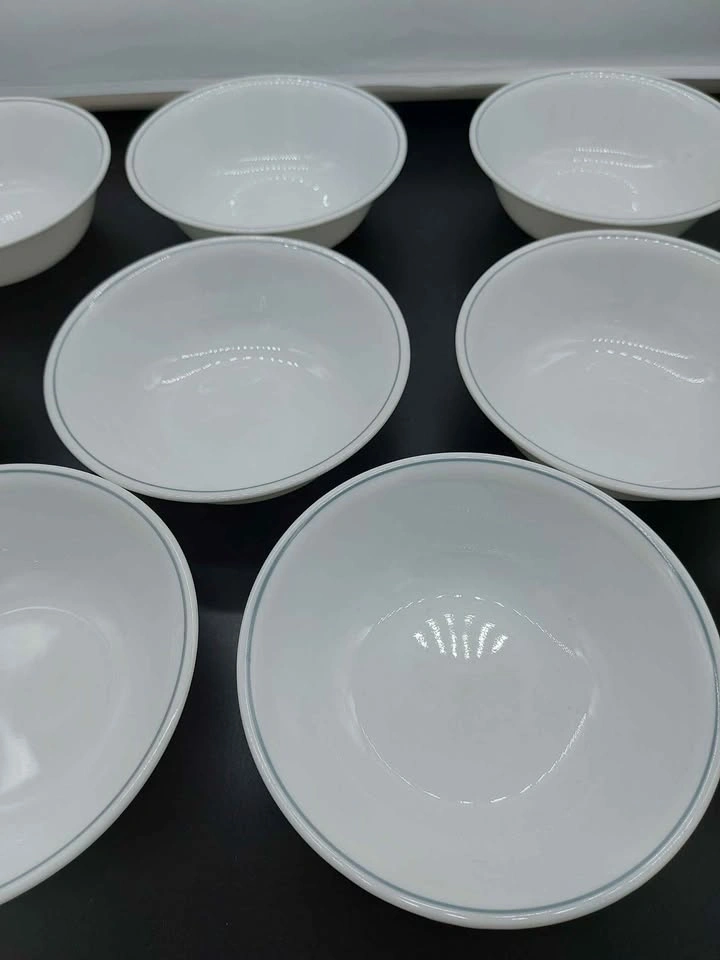 Corelle Bowl Set Of 11 White With Gray Band - photo 4