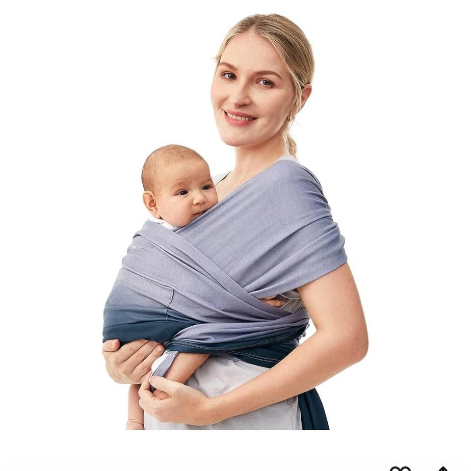 Momcozy Baby Wrap Sling, Adjustable Carrier for Newborn, Gradien - photo 3
