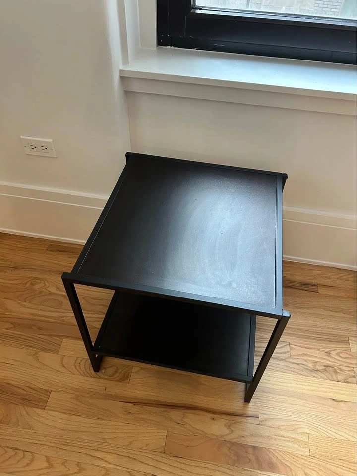 2 Gorgeous & Sturdy Solid Black Side Tables/Nightstands  for $25 - photo 2