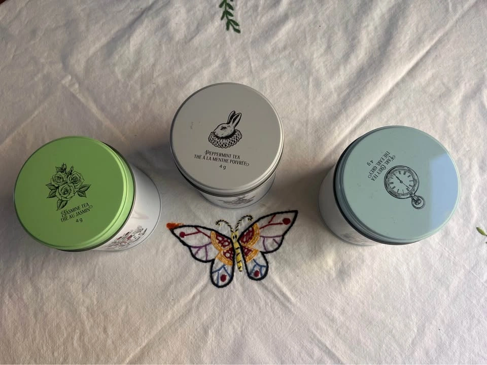 Set of 3 Alice in Wonderland Tea Tins - Collectible - photo 2