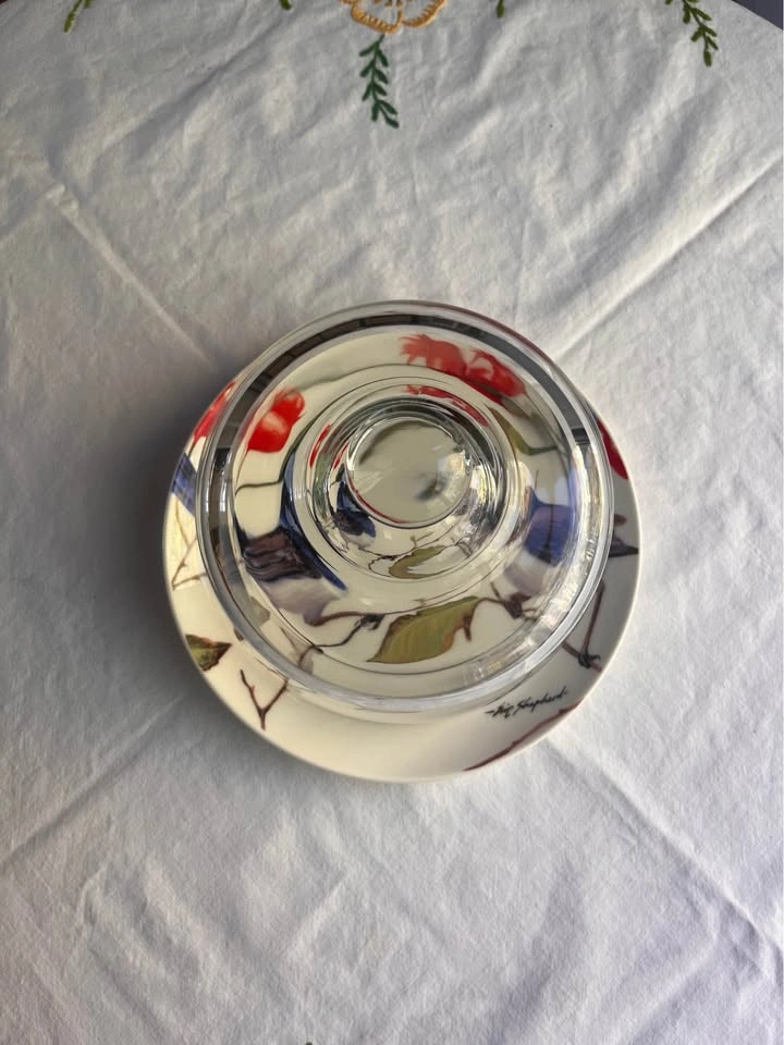 Maxwell & Williams Birds of Australia Plate with Glass Dome - photo 2