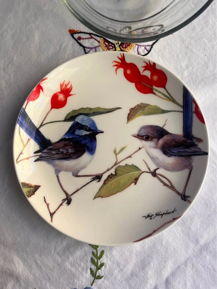 Maxwell & Williams Birds of Australia Plate with Glass Dome - photo 4