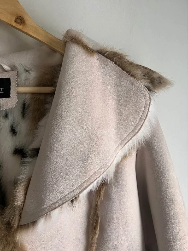 Regent & Company Faux Suede & Faux Fur Jacket — Size Small - photo 5