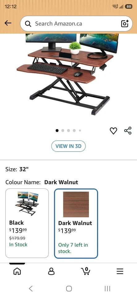 TechOrbits Wood Brown 32 in Standing Desk Converter - photo 2