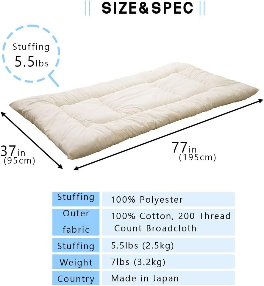 Mattress - High Quality - Made in Japan Foldable Tatami Mat - photo 4