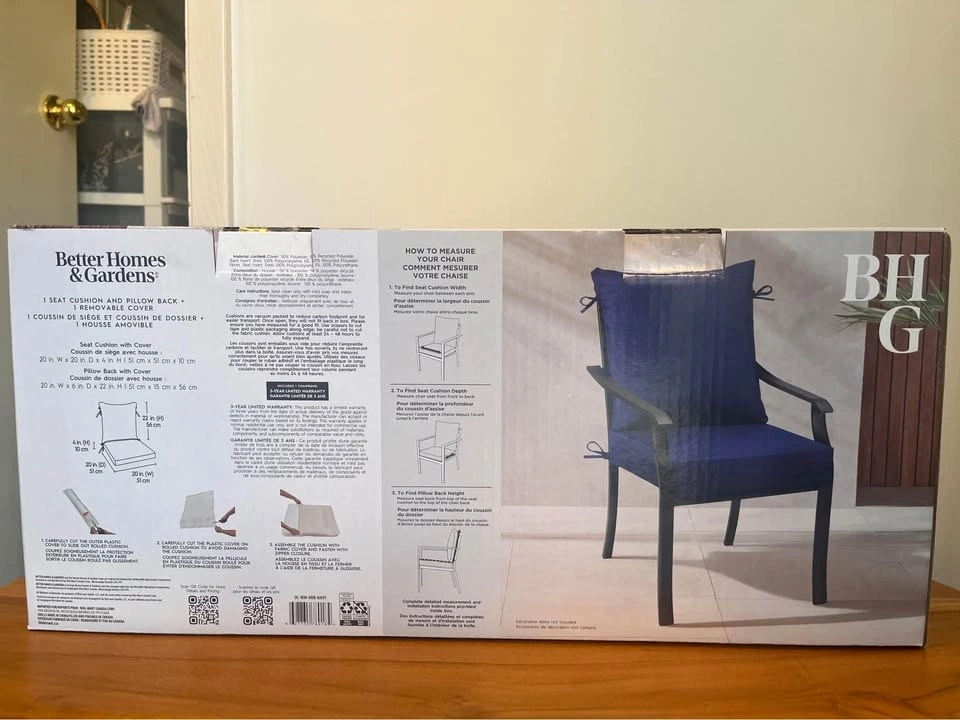 Better Homes & Gardens Premium Patio Chair Cushion Set - photo 3