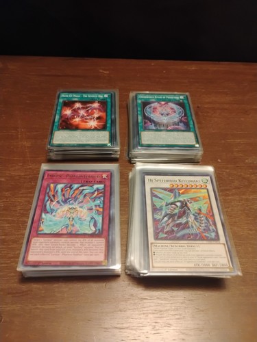 Yu-Gi-Oh! Bulk Lot - 100 Sleeved Random Cards - Common & Rare - - photo 2