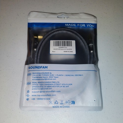 SOUNDFAM 90 Degree AUX Cable 3ft/1m - photo 2
