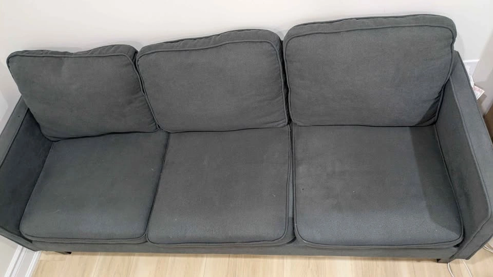 3 seater sofa with ottoman - photo 2