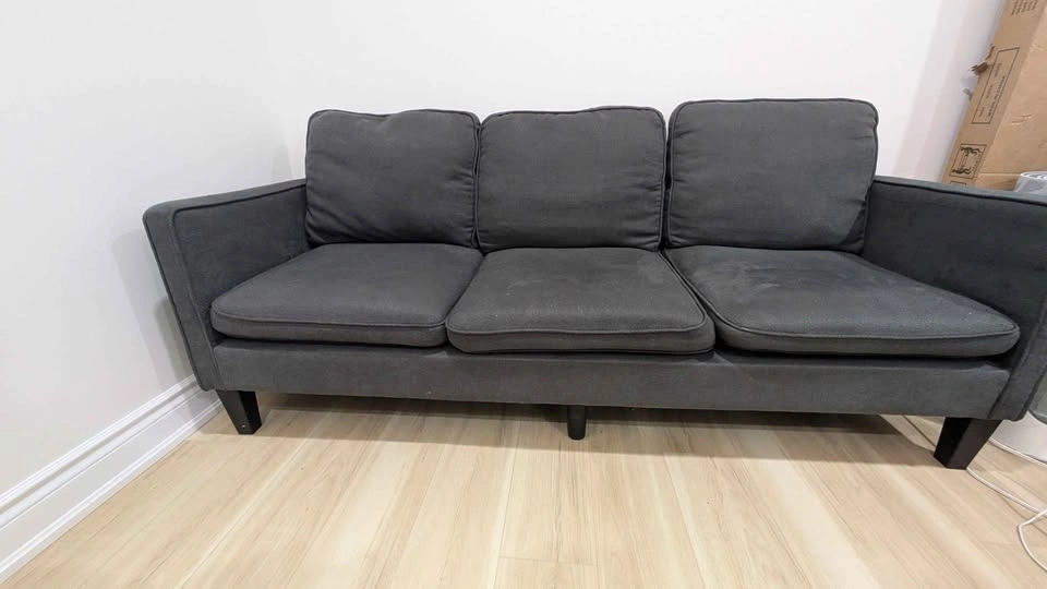 3 seater sofa with ottoman - photo 3