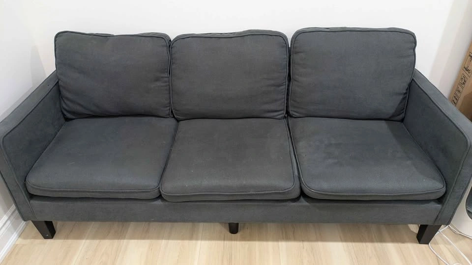 3 seater sofa with ottoman - photo 4