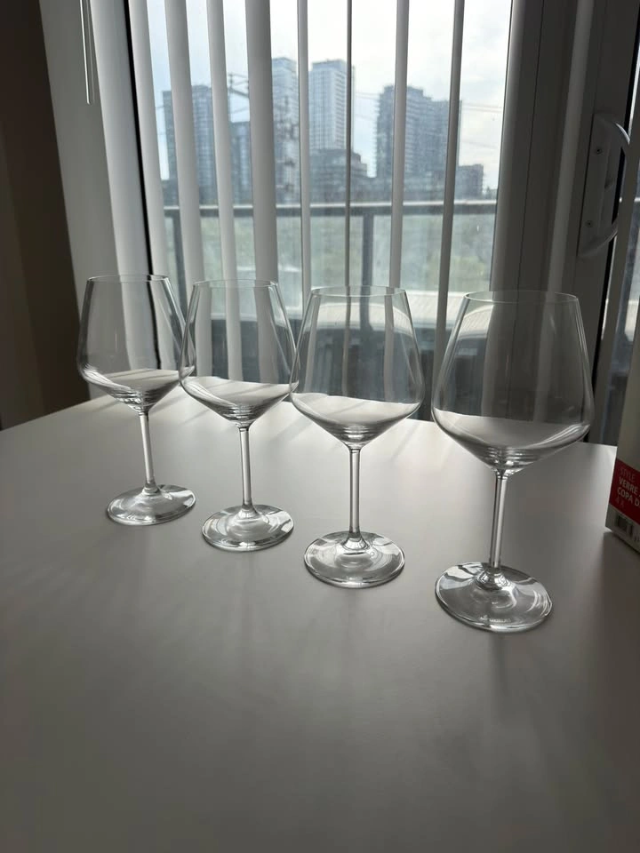 Set of 4 Spiegelau Burgundy Glasses with Box - photo 4