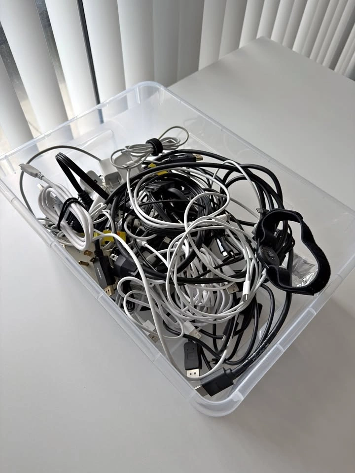 Assorted Cables, Chargers, and Power Adapters (Sold as One Lot)