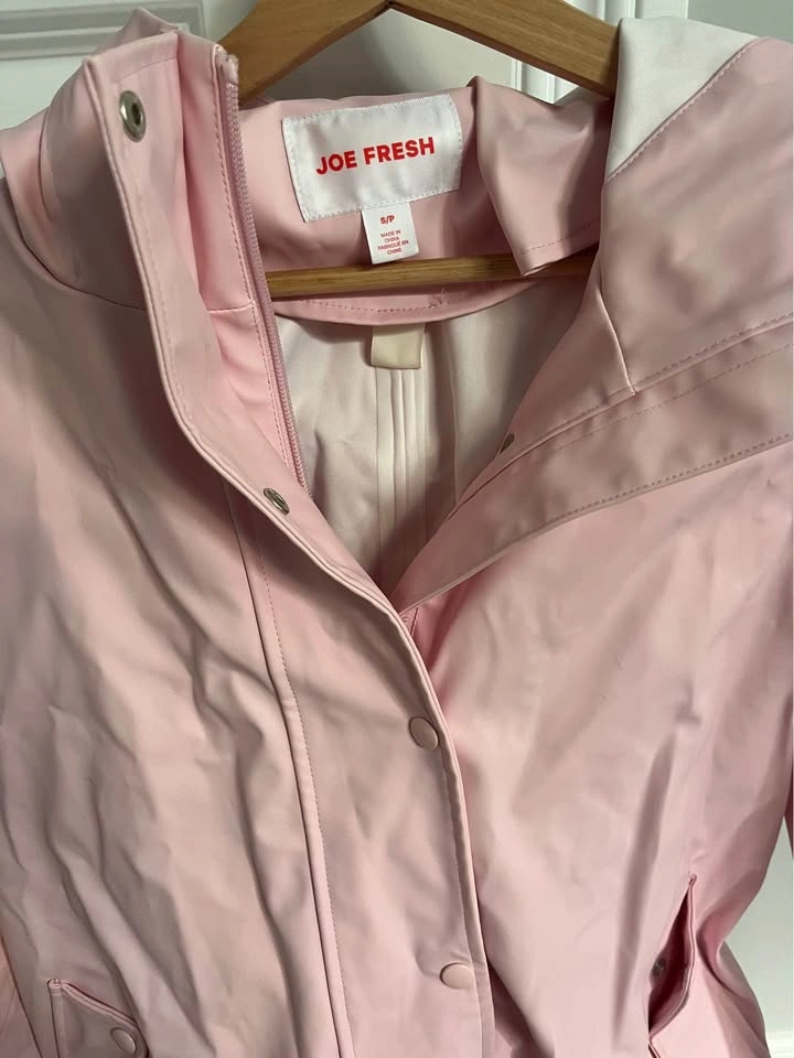 Women’s Pink Rain Jacket Size Small - photo 4