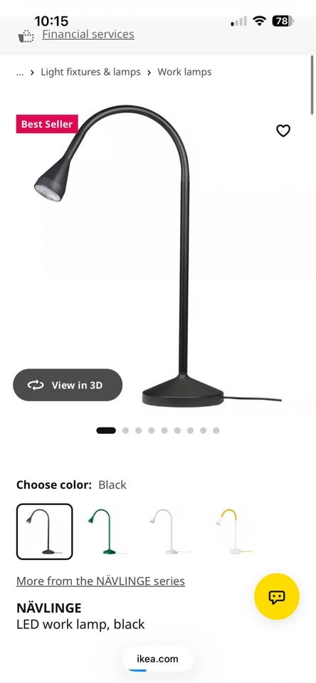 IKEA NÄVLINGE Lamp - photo 4