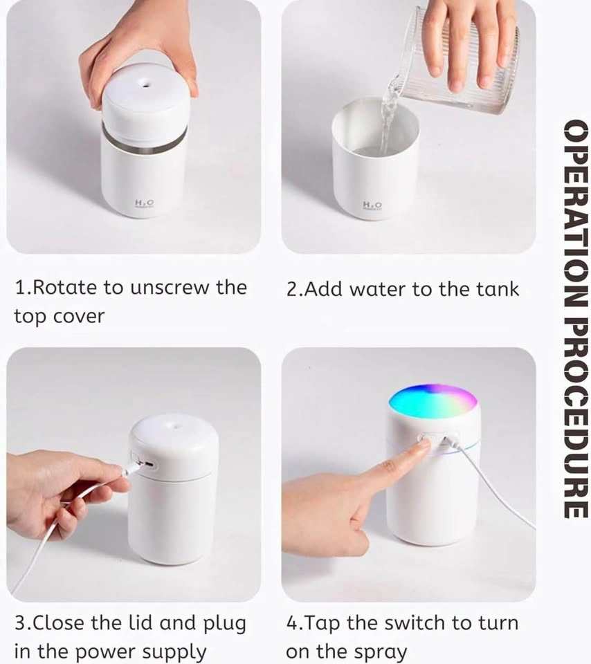 Portable Mini Humidifier for Car, Office, Bedroom - photo 4