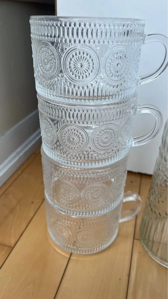 Set of cups, glasses and pitcher - photo 2