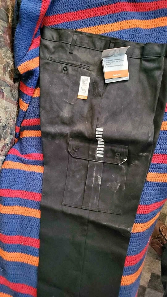 Dakota work cargo pants black