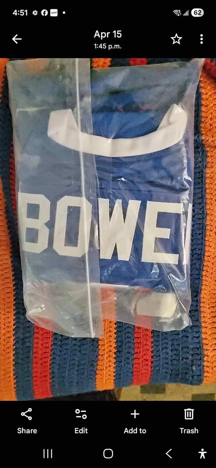 Signed hockey jersey