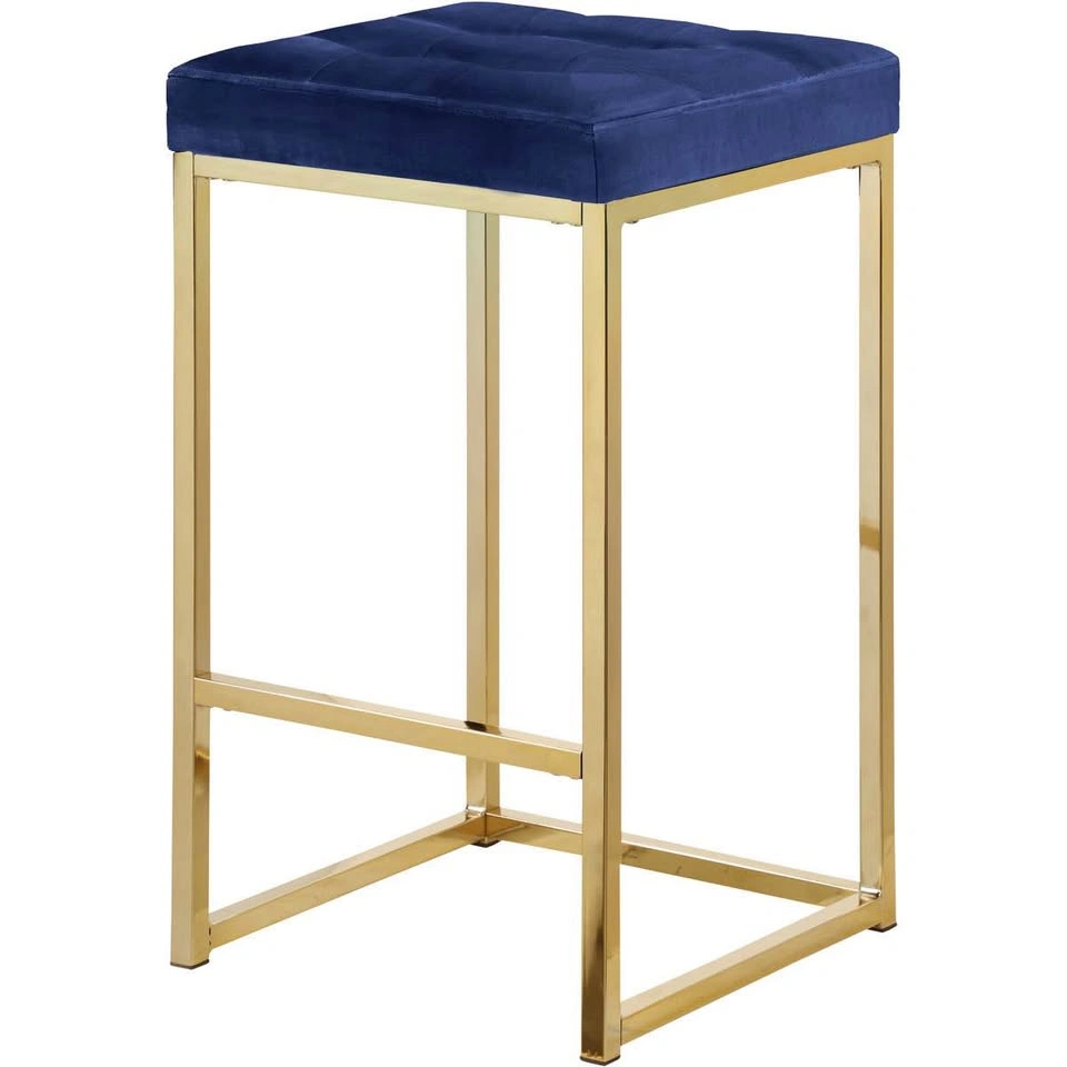 Everly Quinn Velvet Counter Stool Set - Brand new in box - photo 5