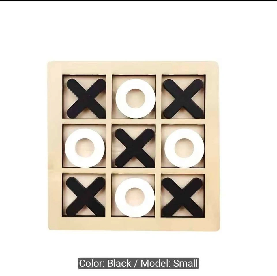 Wooden Tic-Tac-Toe Game - Small size - photo 3