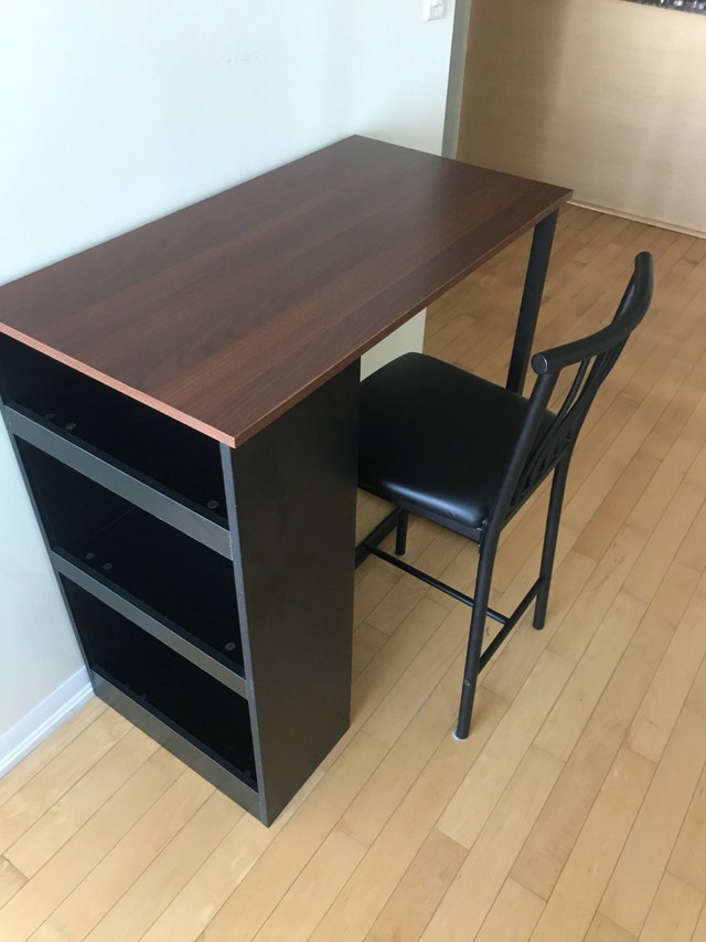 Work Desk with storage & Stool