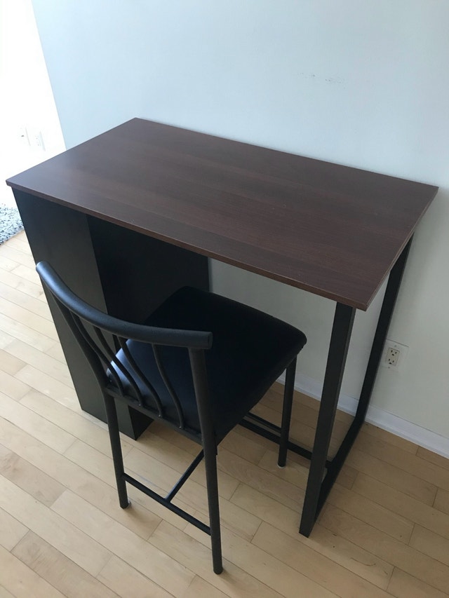 Work Desk with storage & Stool - photo 4