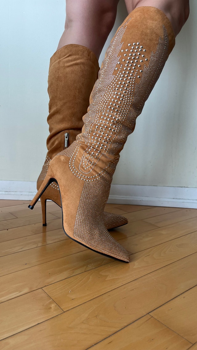 Sparkle cowboy boots Size 9 - photo 2