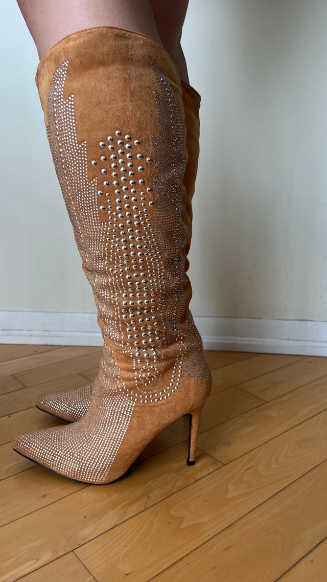Sparkle cowboy boots Size 9 - photo 5