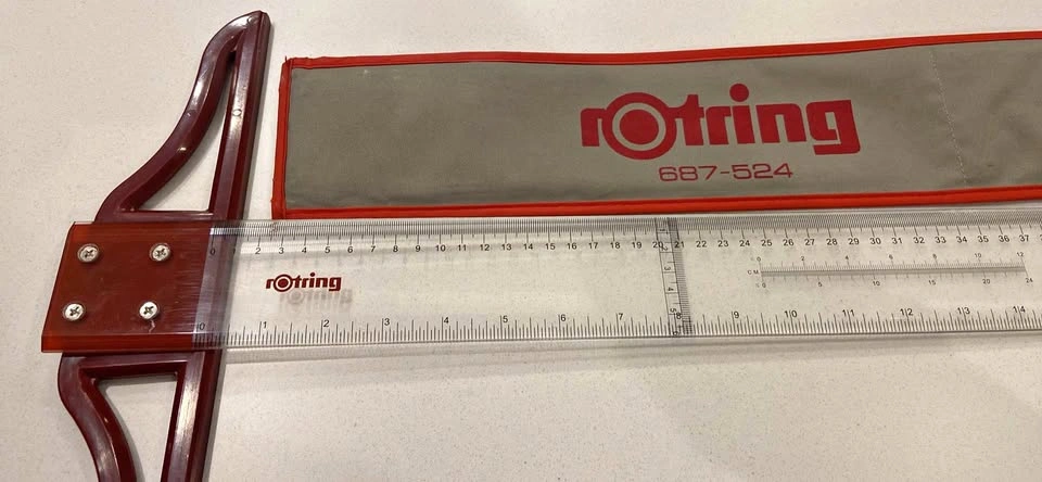Vintage rOtring T-square (24in)