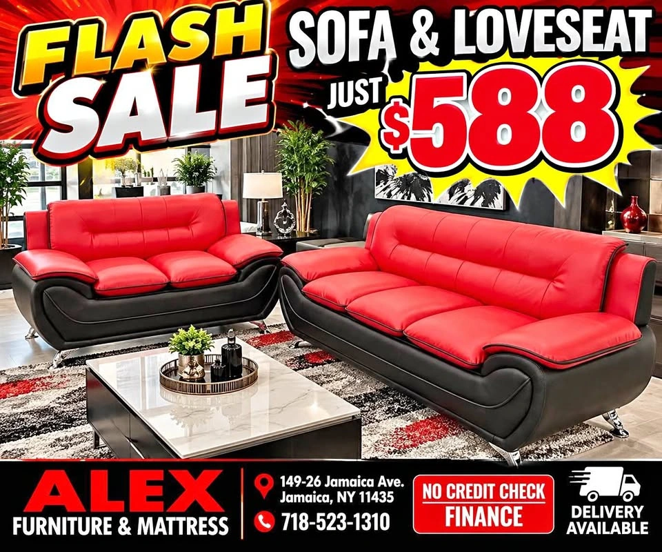 Sofa & Loveseat Set - $588