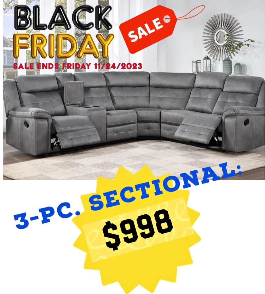 Black Friday Sale! Sectional Lowest Priced Guaranteed!