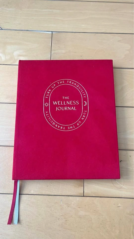 Brand New Red Velvet Wellness Journal