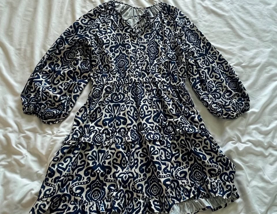 Blue mini dress - photo 4