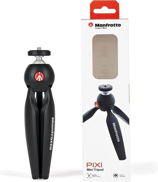 Manfrotto MTPIXIMII-B PIXI Mini Tripod with Handgrip