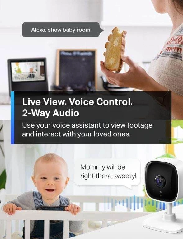 TP-Link Tapo C100 Home Security Wi-Fi Camera - photo 5