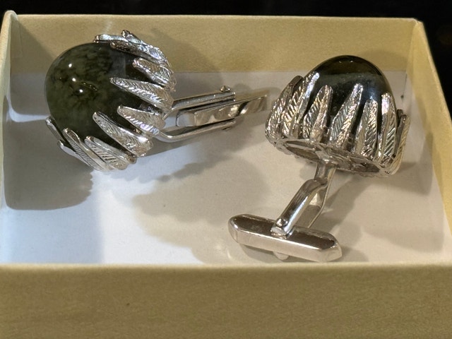 Cufflinks with Stone Inlay - photo 2