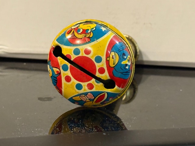 Vintage Tin Rattle - photo 3