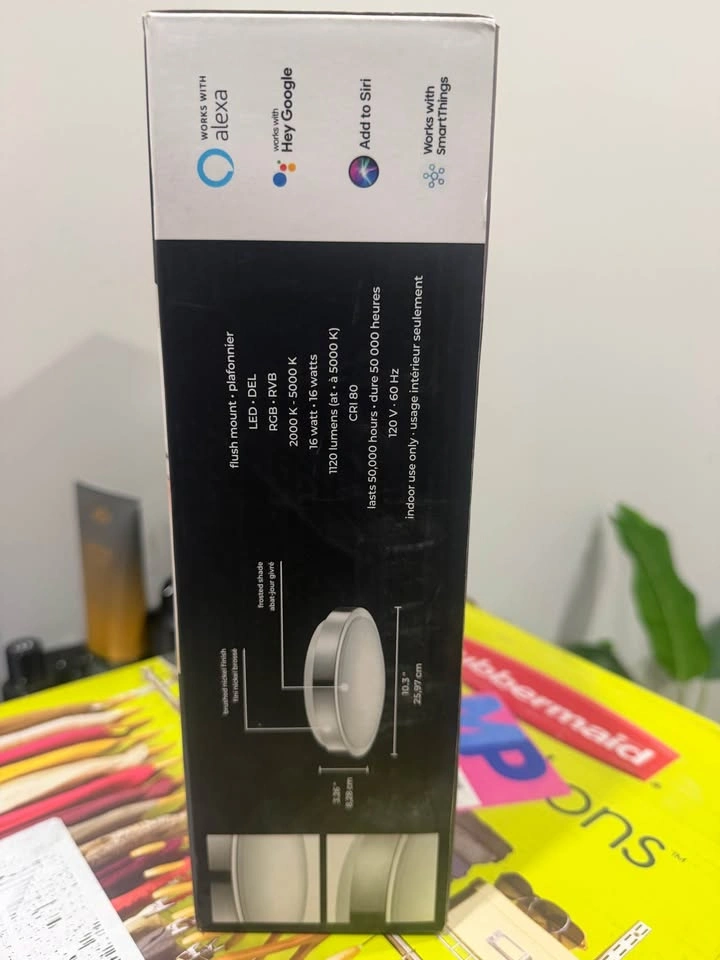 Globe Sloan Smart Flush Mount LED Light - photo 3